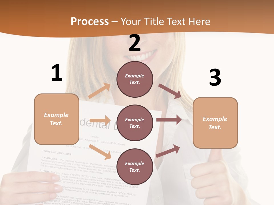 Pointer Housing Rental PowerPoint Template