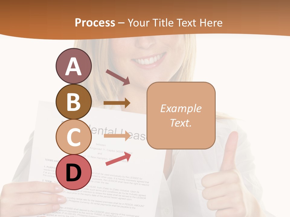 Pointer Housing Rental PowerPoint Template