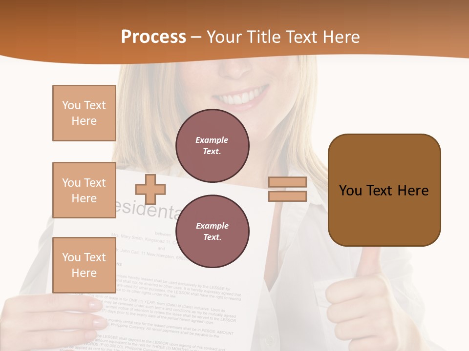 Pointer Housing Rental PowerPoint Template
