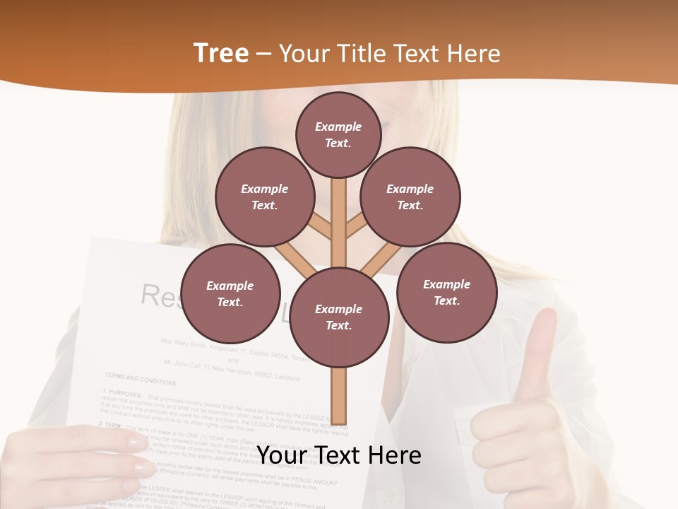 Pointer Housing Rental PowerPoint Template