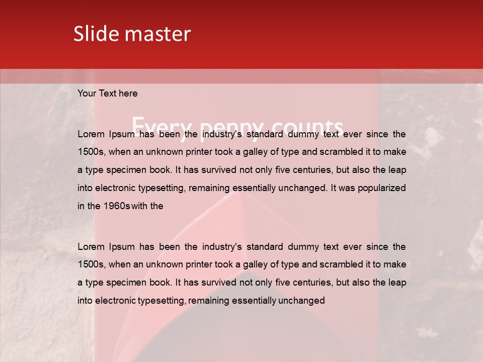 Preserve Charity Special PowerPoint Template