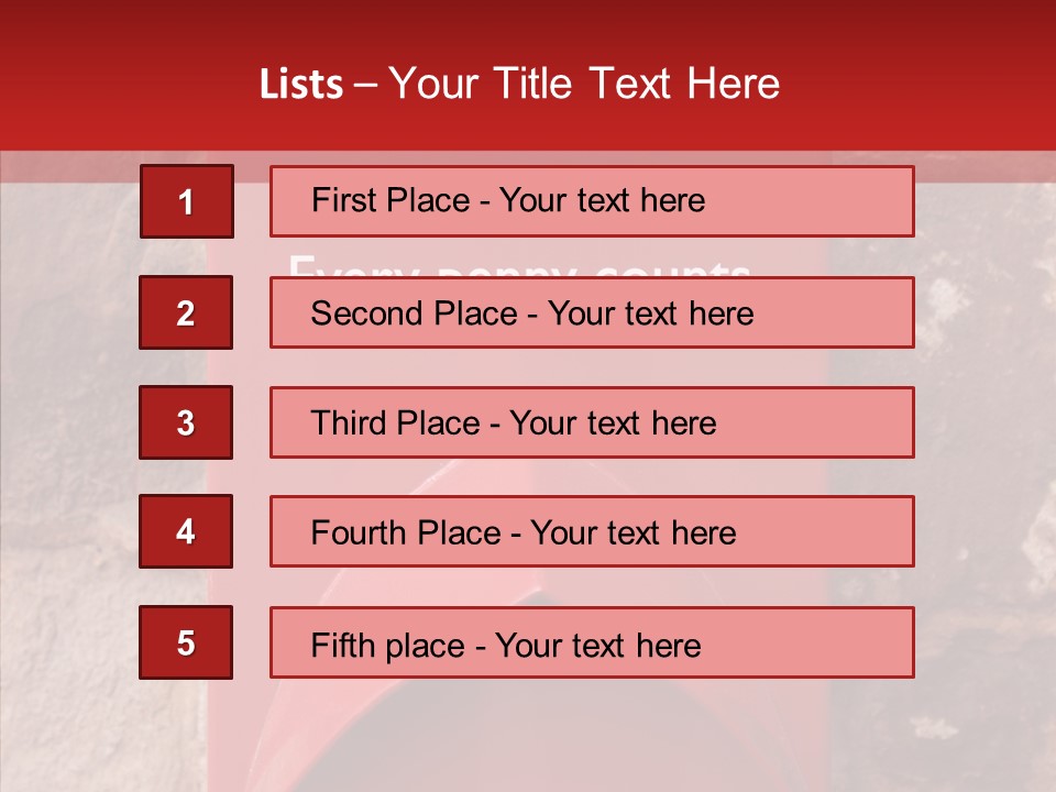 Preserve Charity Special PowerPoint Template