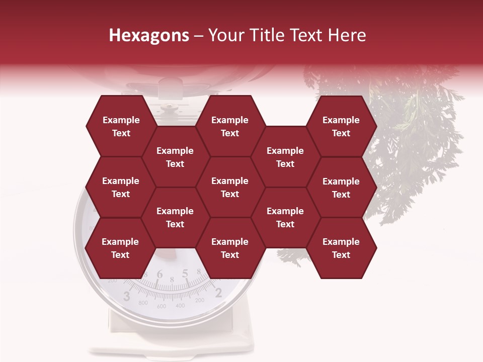 Kitchen Scale Scale Loss Of Weight PowerPoint Template