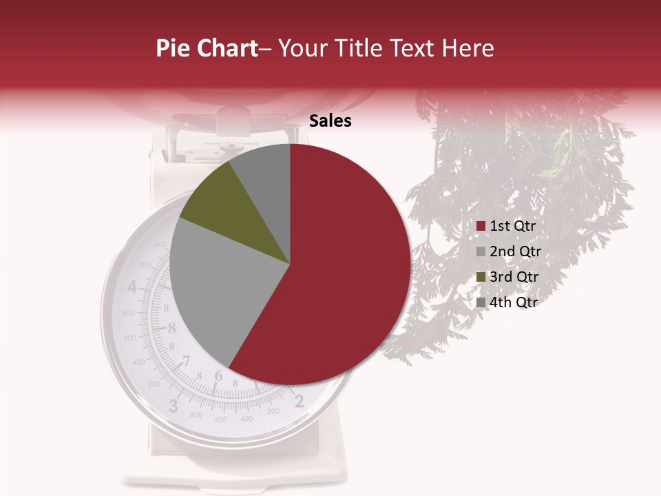 Kitchen Scale Scale Loss Of Weight PowerPoint Template