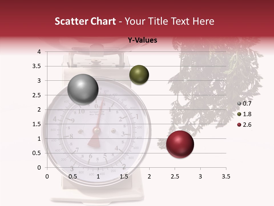Kitchen Scale Scale Loss Of Weight PowerPoint Template