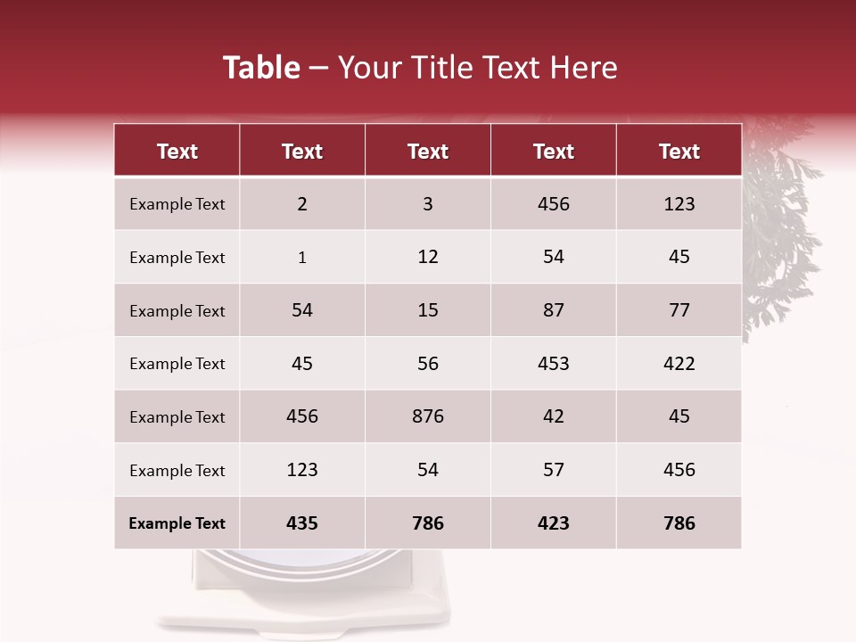 Kitchen Scale Scale Loss Of Weight PowerPoint Template