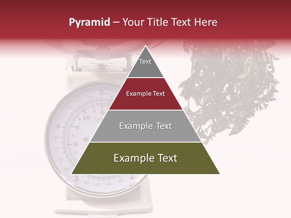 Kitchen Scale Scale Loss Of Weight PowerPoint Template