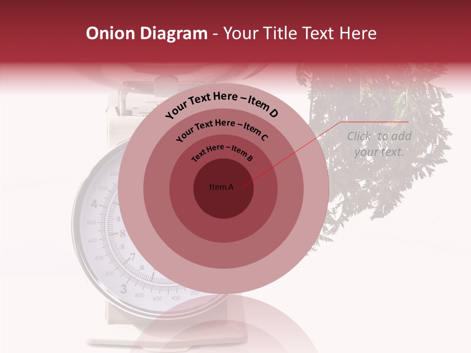 Kitchen Scale Scale Loss Of Weight PowerPoint Template