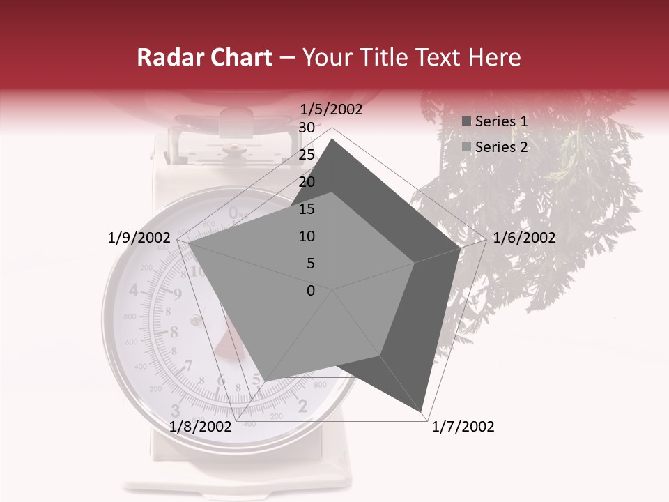 Kitchen Scale Scale Loss Of Weight PowerPoint Template