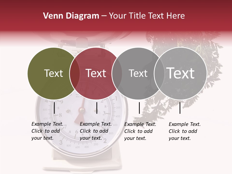 Kitchen Scale Scale Loss Of Weight PowerPoint Template