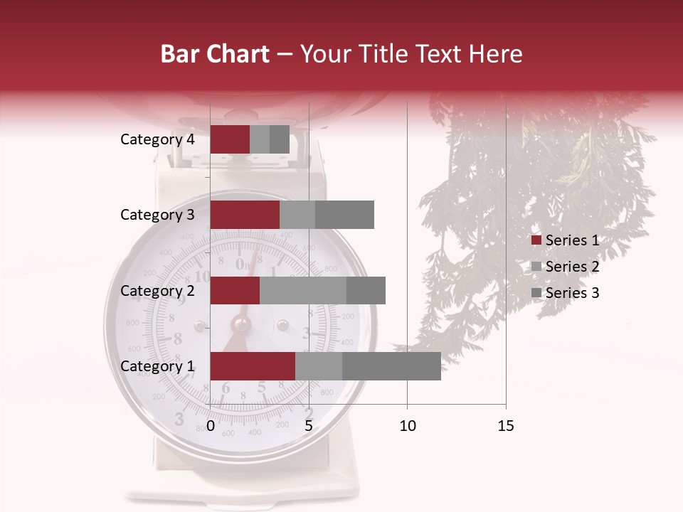 Kitchen Scale Scale Loss Of Weight PowerPoint Template