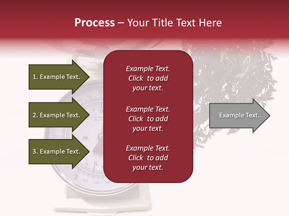 Kitchen Scale Scale Loss Of Weight PowerPoint Template