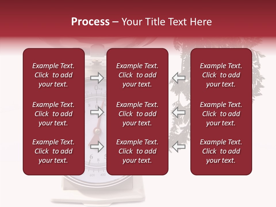 Kitchen Scale Scale Loss Of Weight PowerPoint Template