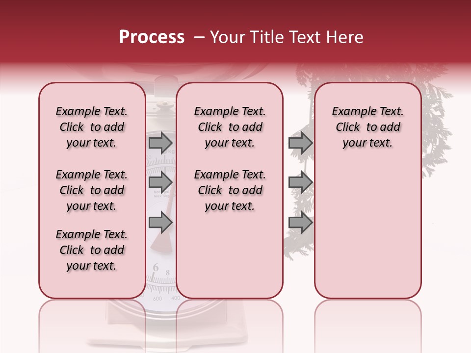 Kitchen Scale Scale Loss Of Weight PowerPoint Template