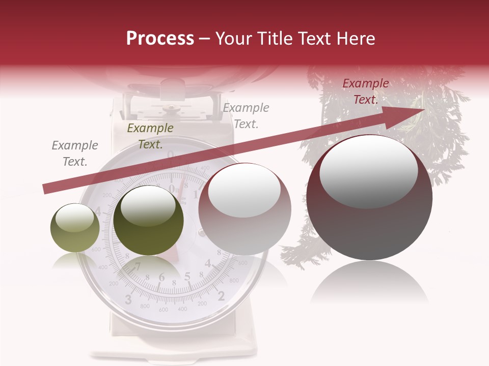 Kitchen Scale Scale Loss Of Weight PowerPoint Template