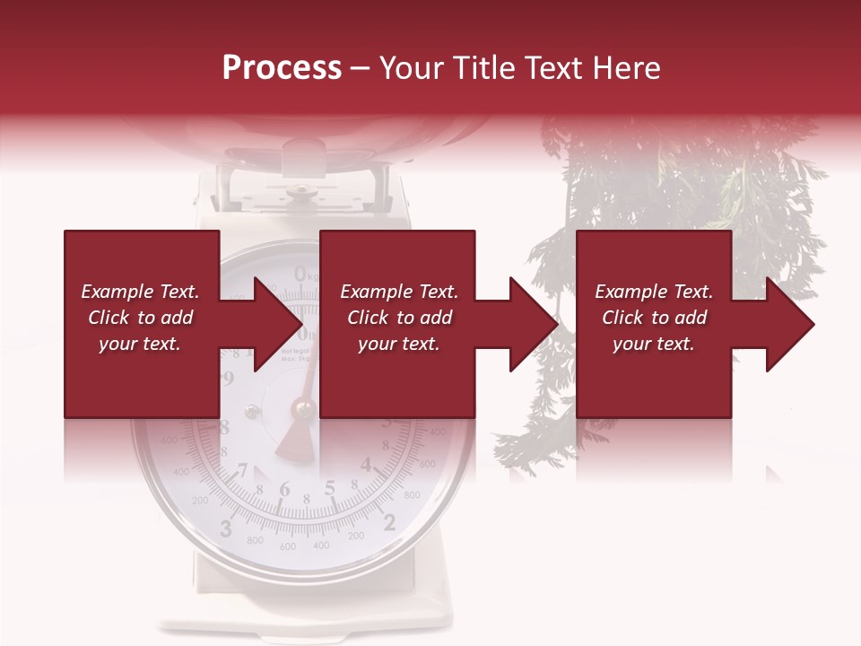 Kitchen Scale Scale Loss Of Weight PowerPoint Template