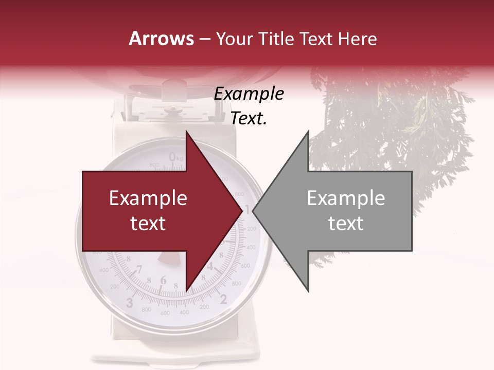 Kitchen Scale Scale Loss Of Weight PowerPoint Template