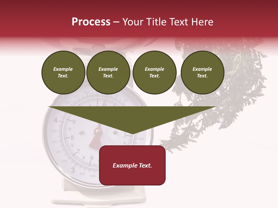 Kitchen Scale Scale Loss Of Weight PowerPoint Template