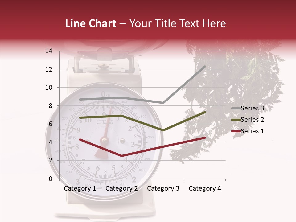 Kitchen Scale Scale Loss Of Weight PowerPoint Template