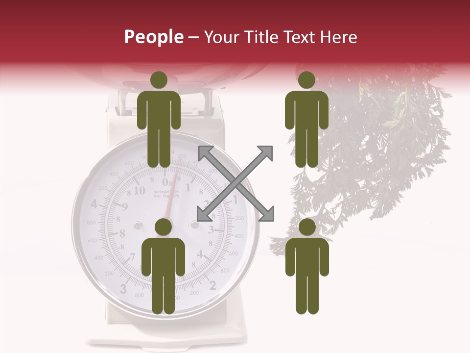 Kitchen Scale Scale Loss Of Weight PowerPoint Template