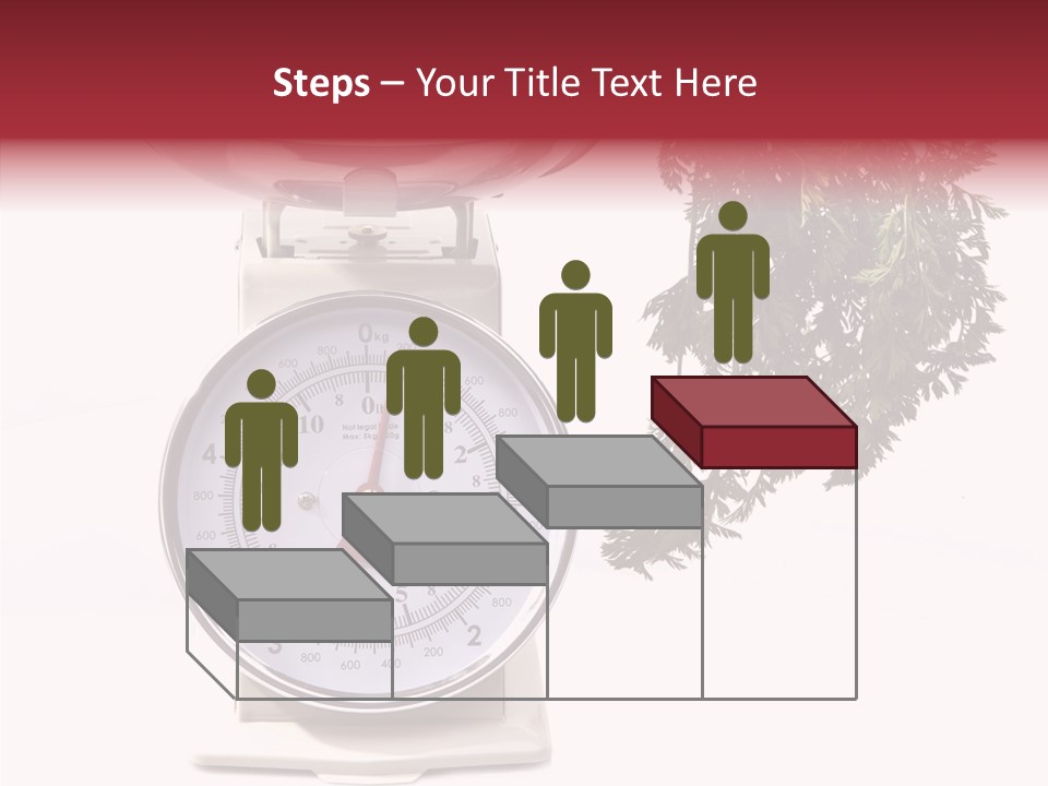 Kitchen Scale Scale Loss Of Weight PowerPoint Template