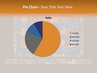 Communication Laptop Cloud PowerPoint Template