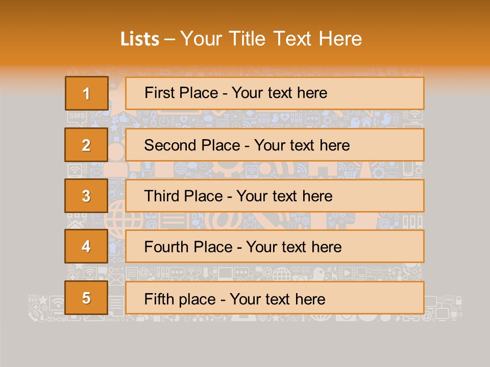 Communication Laptop Cloud PowerPoint Template