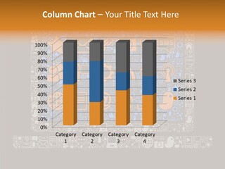 Communication Laptop Cloud PowerPoint Template