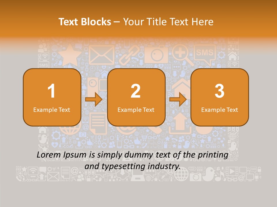 Communication Laptop Cloud PowerPoint Template