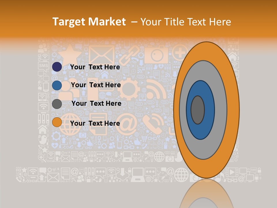 Communication Laptop Cloud PowerPoint Template