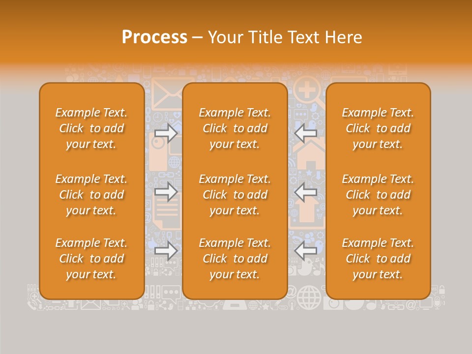 Communication Laptop Cloud PowerPoint Template