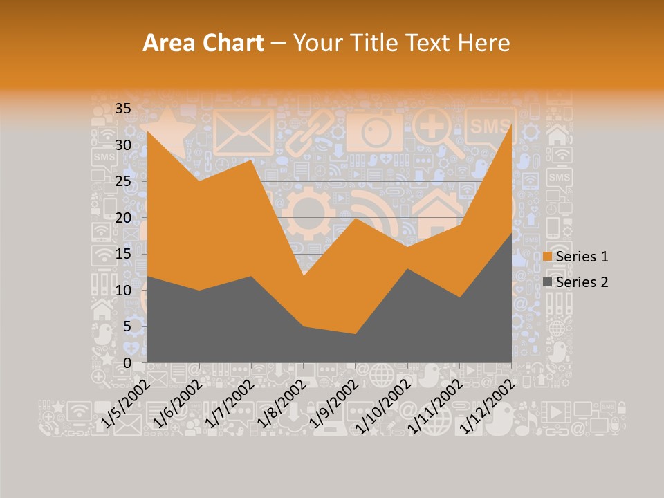 Communication Laptop Cloud PowerPoint Template