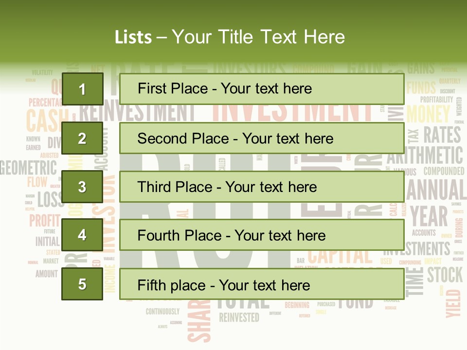 Plan Finance Invest PowerPoint Template