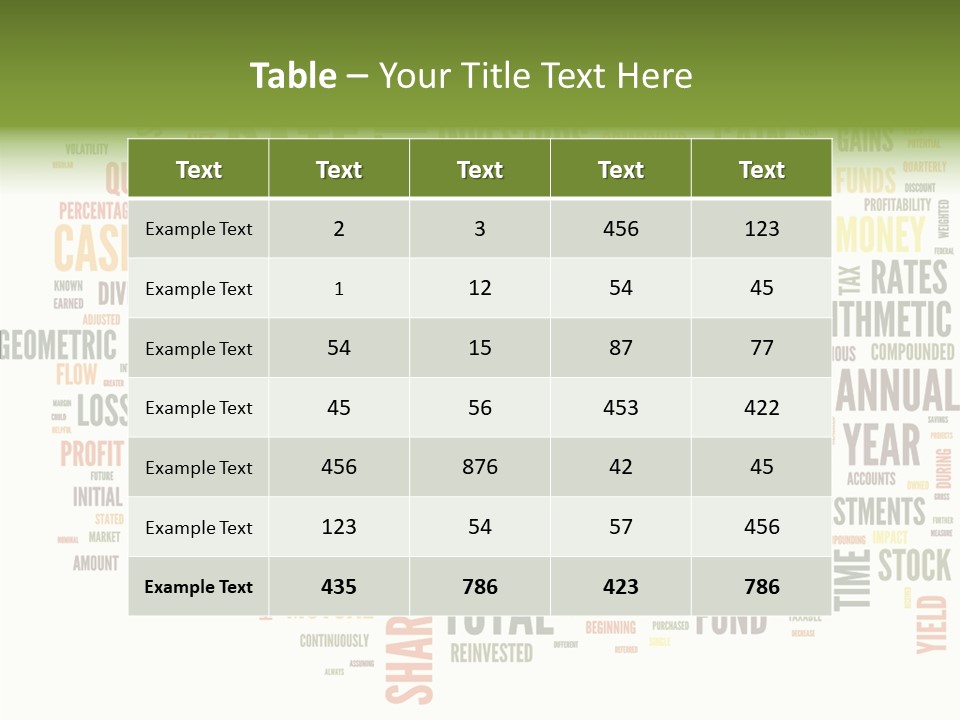 Plan Finance Invest PowerPoint Template