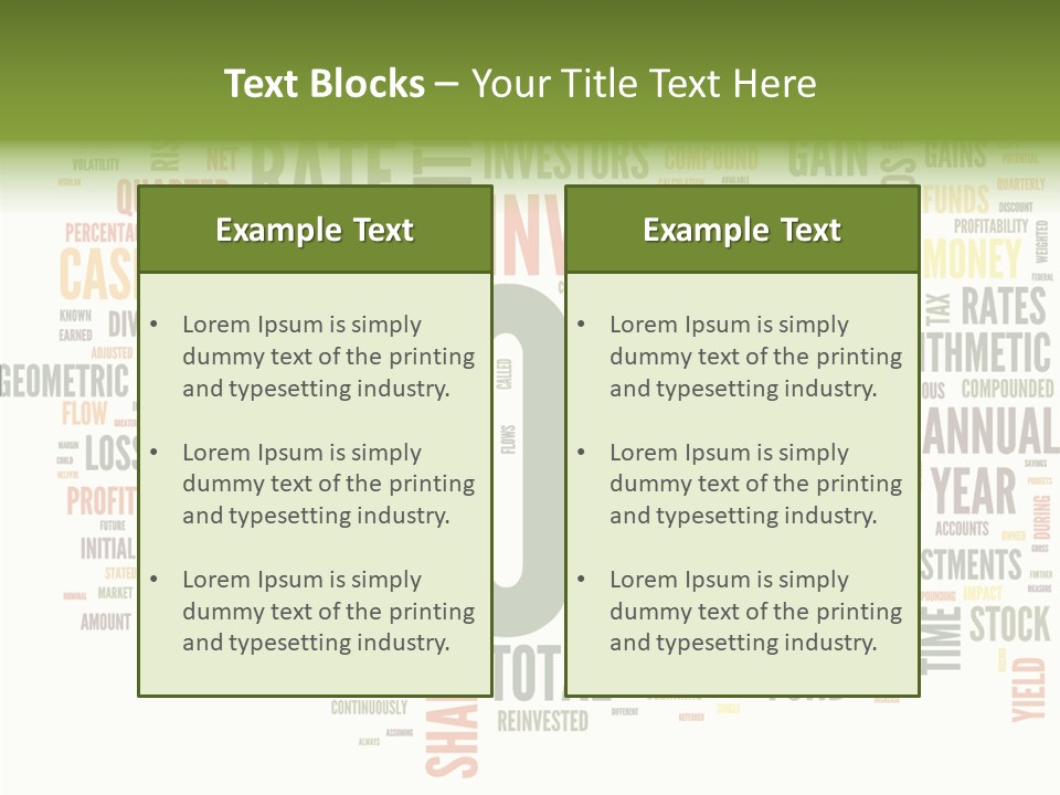 Plan Finance Invest PowerPoint Template
