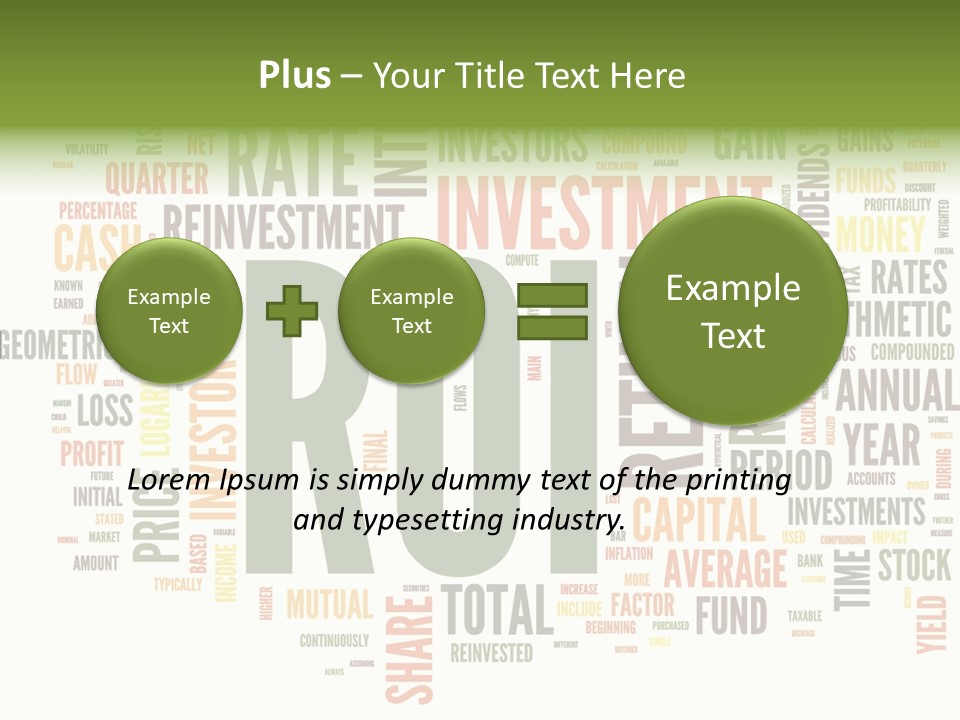 Plan Finance Invest PowerPoint Template
