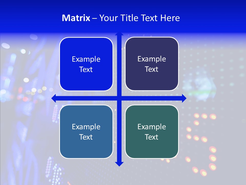 Monitor Growth Target PowerPoint Template