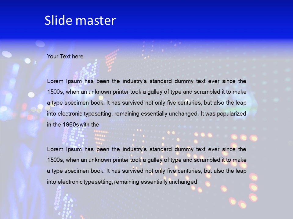 Monitor Growth Target PowerPoint Template