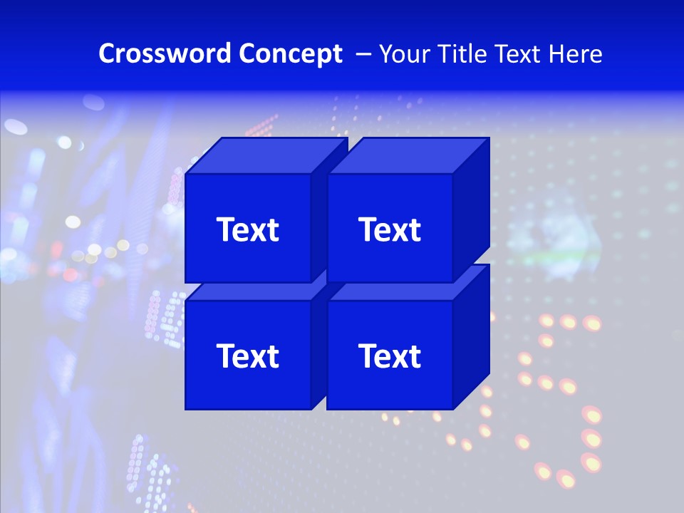 Monitor Growth Target PowerPoint Template