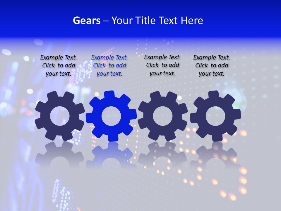 Monitor Growth Target PowerPoint Template