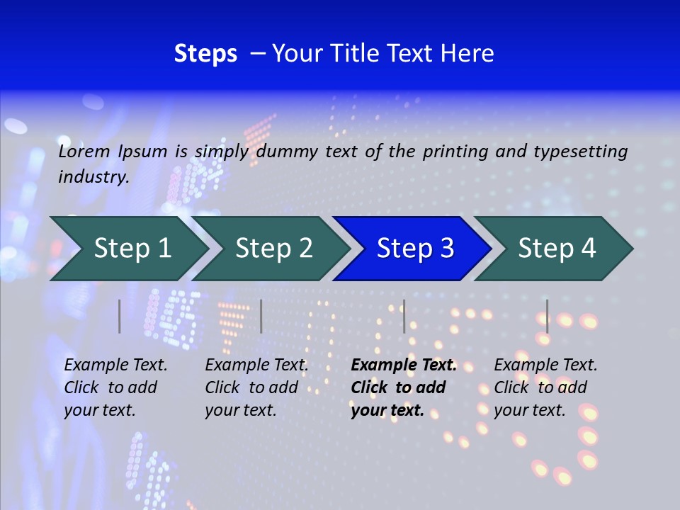 Monitor Growth Target PowerPoint Template