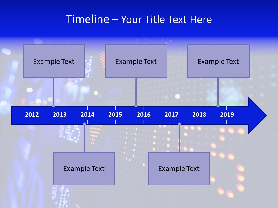 Monitor Growth Target PowerPoint Template