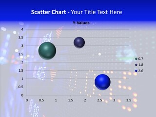 Monitor Growth Target PowerPoint Template