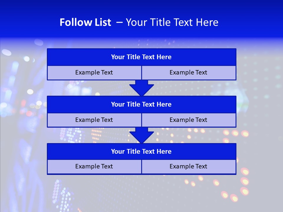 Monitor Growth Target PowerPoint Template