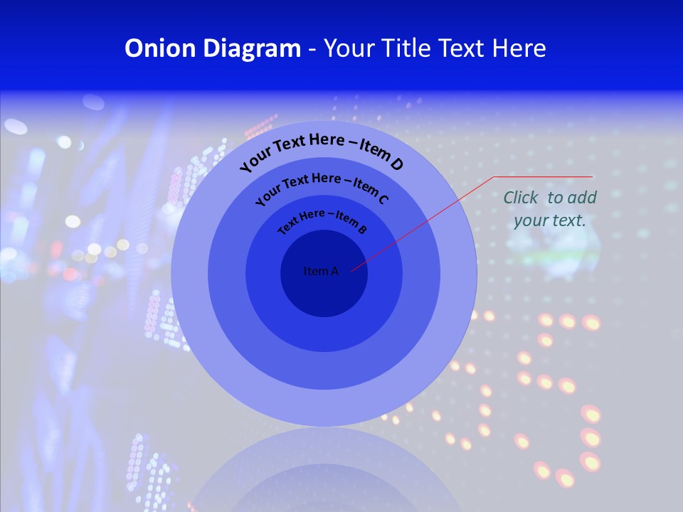 Monitor Growth Target PowerPoint Template