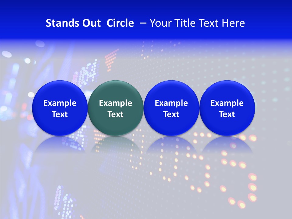 Monitor Growth Target PowerPoint Template