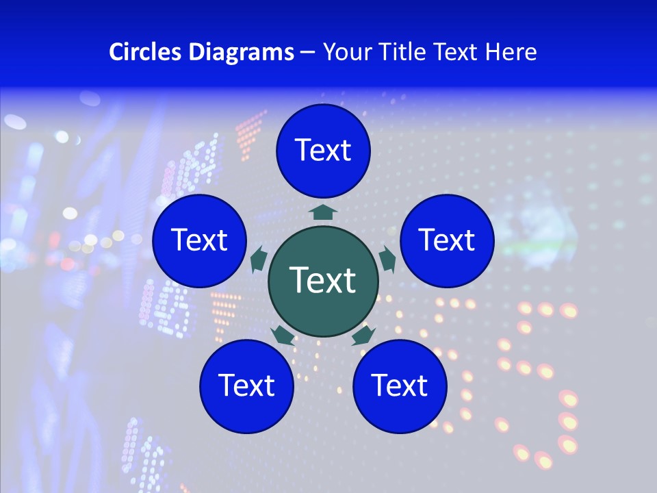 Monitor Growth Target PowerPoint Template