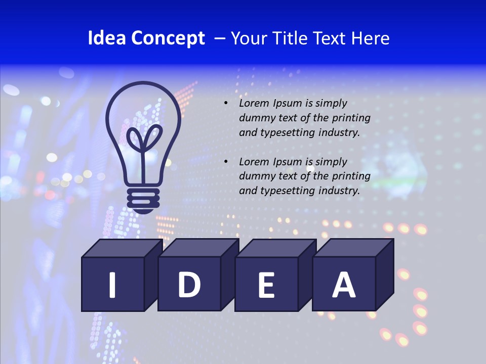 Monitor Growth Target PowerPoint Template