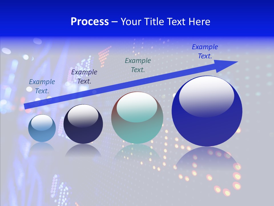 Monitor Growth Target PowerPoint Template