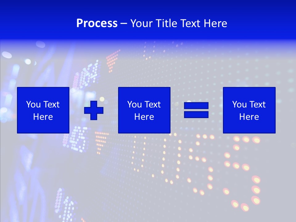 Monitor Growth Target PowerPoint Template
